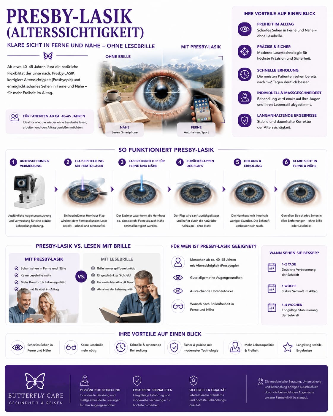 Presby-LASIK bei Alterssichtigkeit