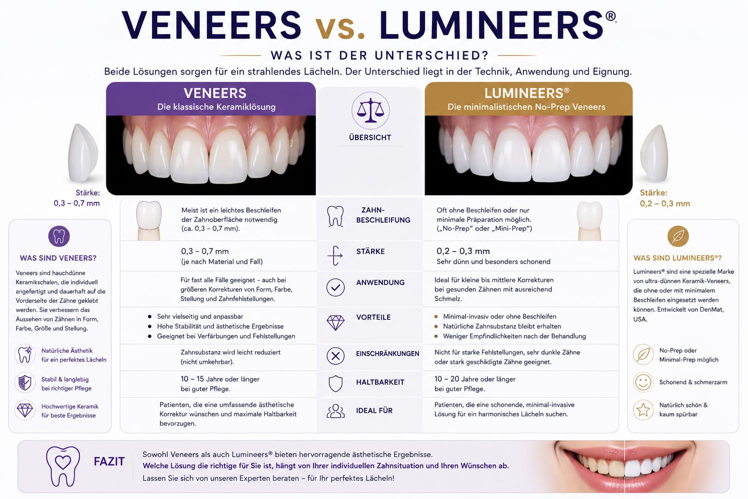 Veneers vs. Lumineers